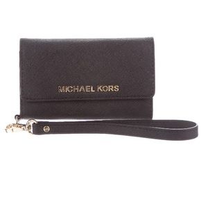 MK Black Wristlet